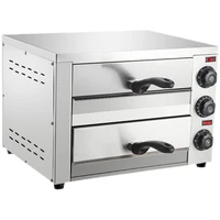 Commercial Single Layer 14-inch Pizza Oven 2400W Electric Pizza Oven Stainless Steel Pizza Toaster 1