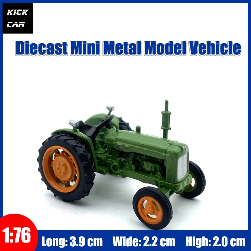 

OXFORD 1/76 Diecast Model Car Tractor Vehicle Rubber Tires Holiday Toy Gifts for Boys Girls Collection Hobby