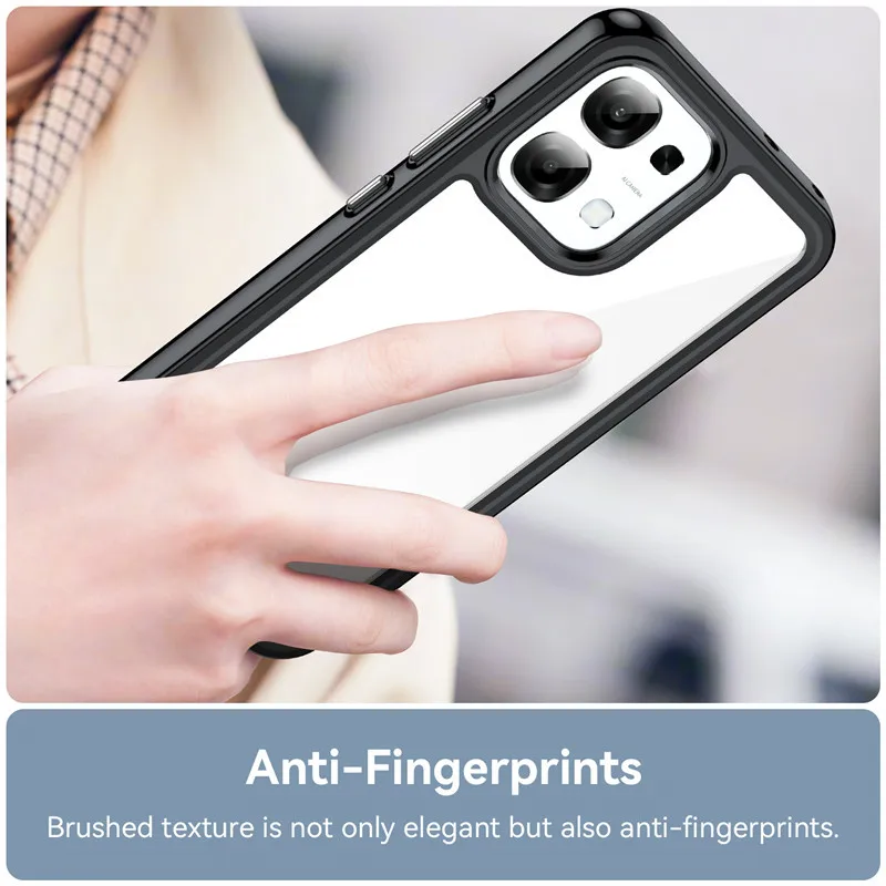 Colorful Soft Edge Silicone Transparent Bumper Case