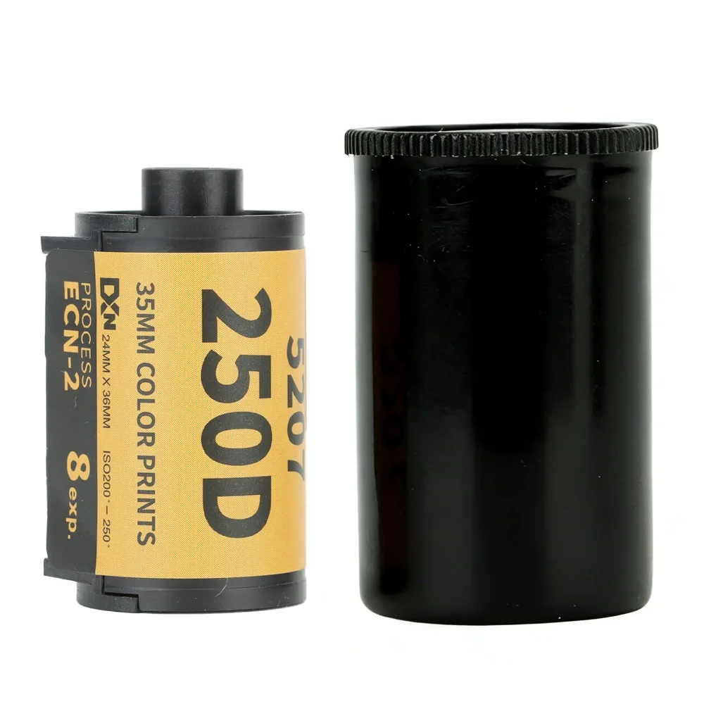 35mm 35mm 컬러 인화 필름 ECN 2 프로세스 광폭 노출 범위 컬러 인화 필름 8매(135 카메라용 보관함 포함)