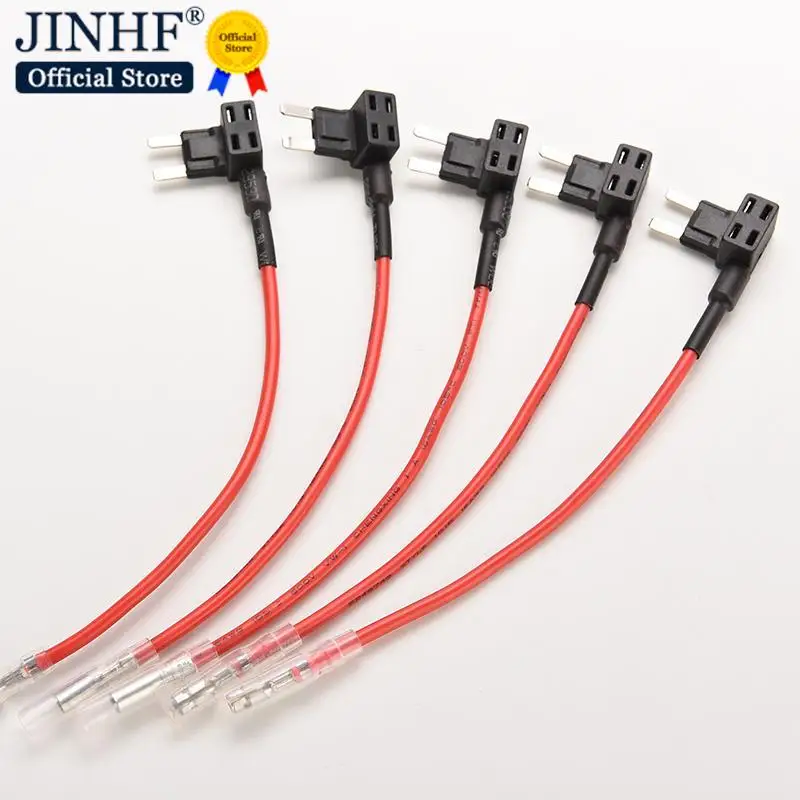 MINI ATM Fuse Tap Adapter Dual Circuit Wire Holder Electronic Device for Car Truck Boat Auto 1Pc for fuse holder car fuses kit