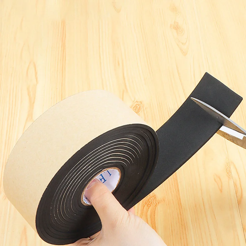 Furniture Leg Pads 2M 5M/Roll Self-Adhesive Felt Furniture Leg Pad Anti-slip Mat Floor Protector Wear-resisting Table Chair Leg Sticky Back Bumper