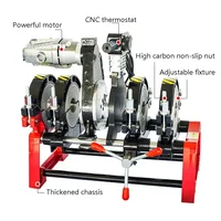 Enhanced 63-160mm Manual Hot Melt Hydraulic four Ring Docking Machine PE/ PPR/ PB/ PVDF Pipe Butt Welding Machine 2