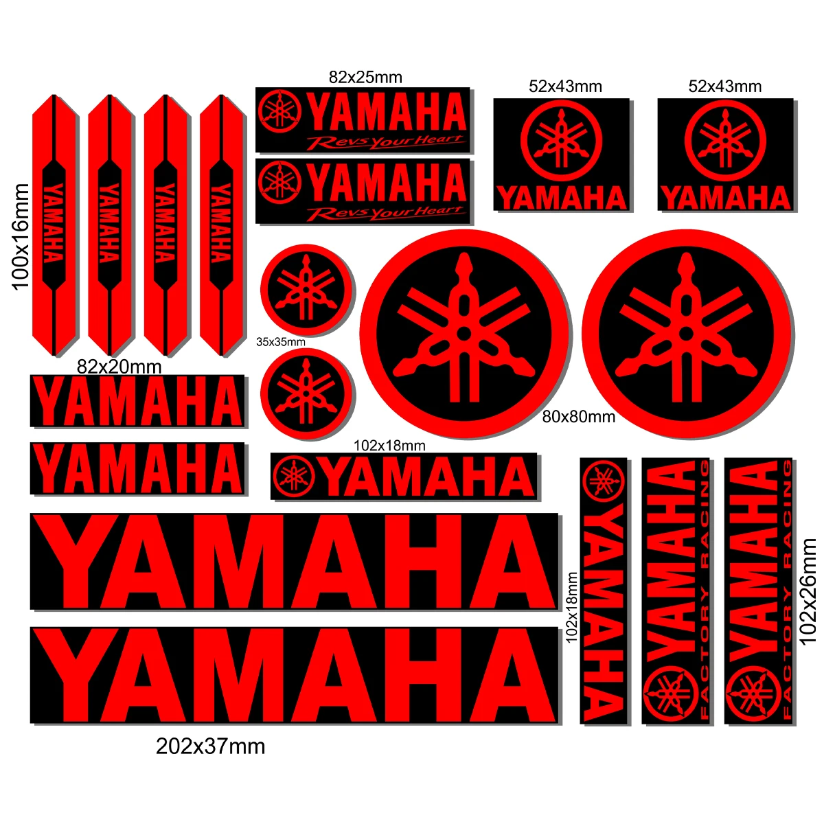 Décoration véhicule,Autocollants réfléchissants en vinyle pour moto