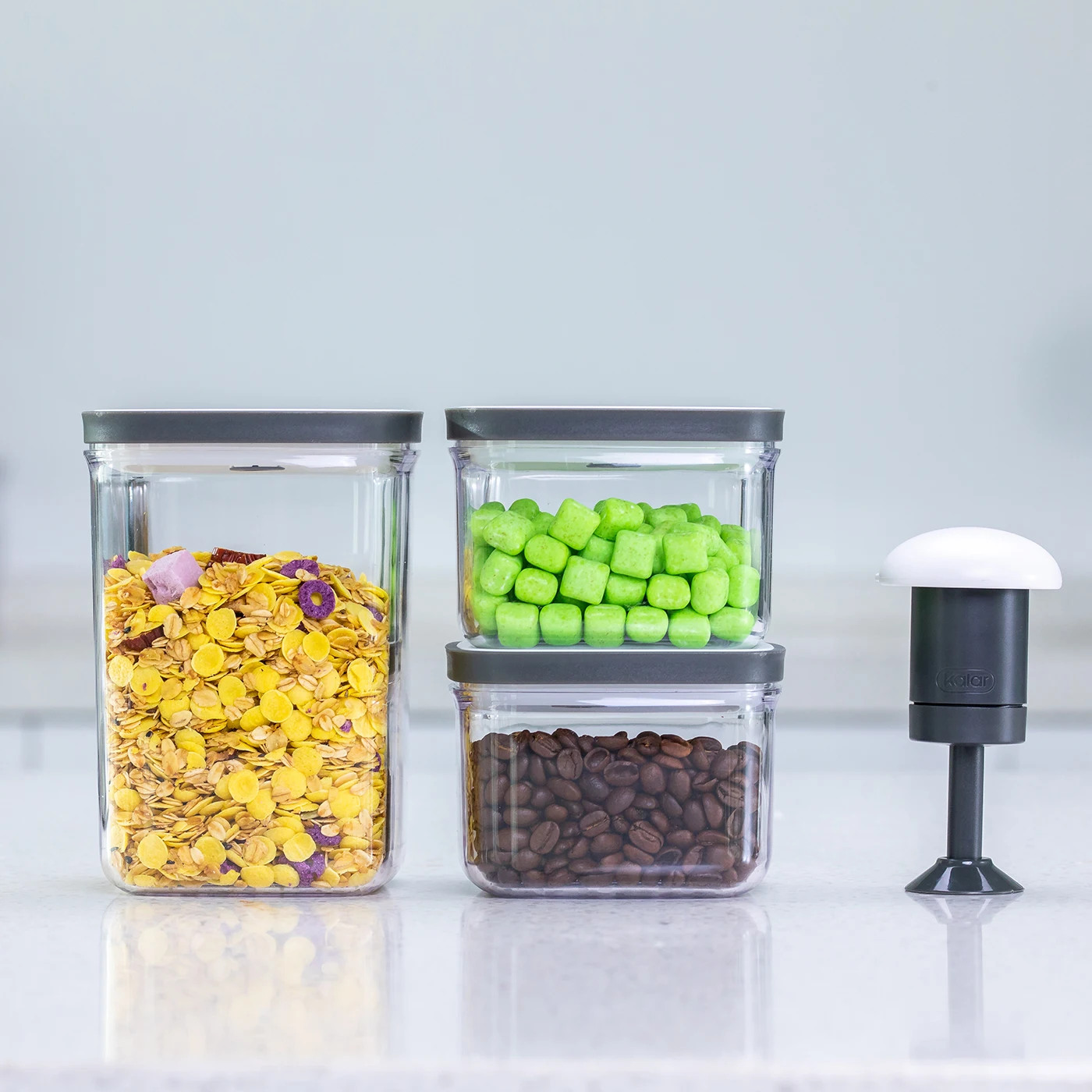 Wood Lid Glass Airtight Canister Kitchen Storage Bottles Jar Sealed