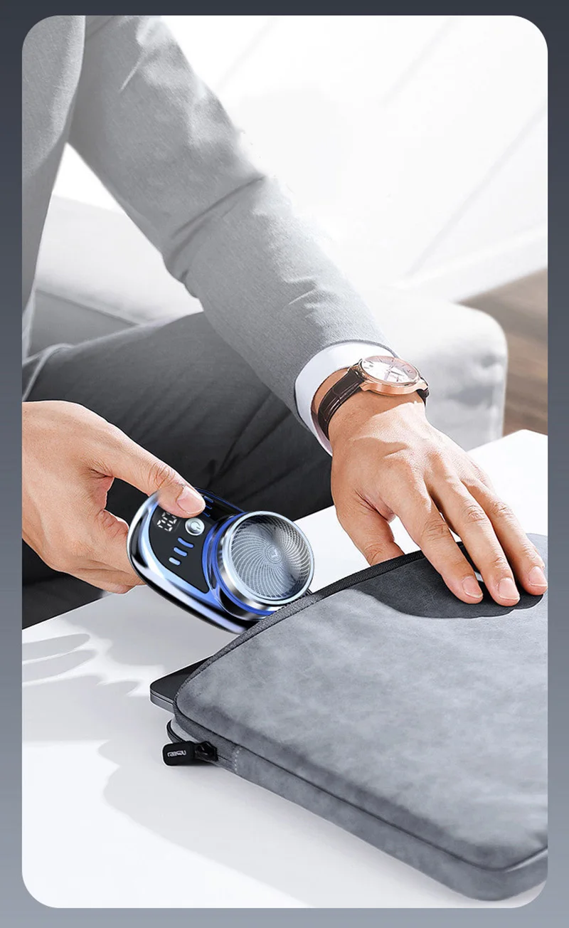 Xiaomi Electric Shaver Portable Wet And Dry Use Razor Man Travel Attire Rechargeable Shaver Type-C Charging Shaving Tool Machine