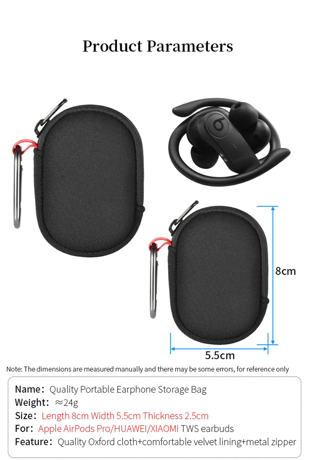Portable Storage Bag for Sony WF-1000XM4 WF-1000XM5 TWS Earbuds Box XM4 XM5 Earphone Travel Carrying Case for /Airpods
