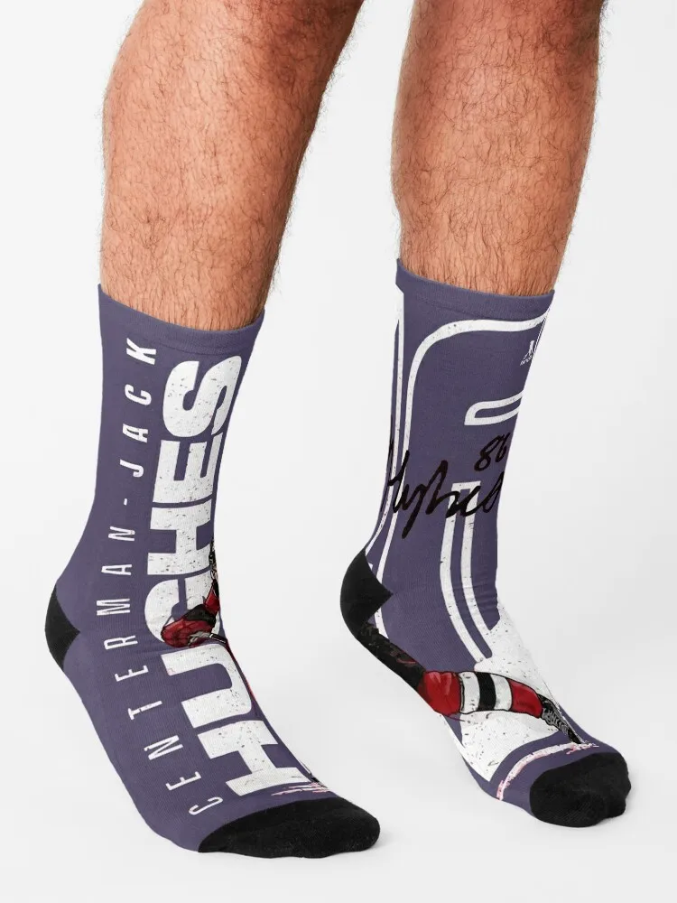 Jack Hughes New Jersey Hockey Sweatshirt Jack Hughes Stretch Long Sleeve Sweasthirt Hoodie Socks custom socks funny sock retro