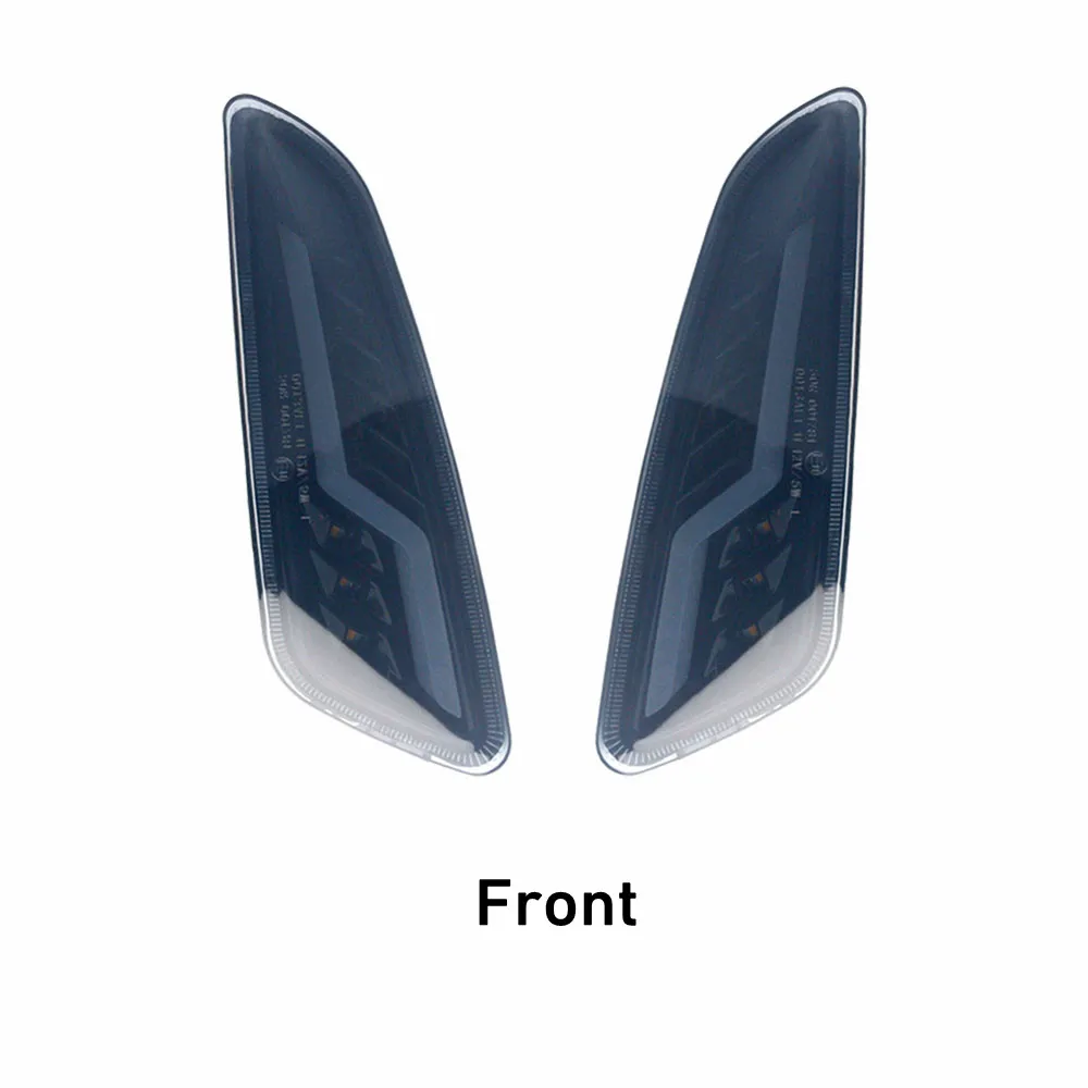 Motorbike Front Rear E-Mark Turn Signals Blinker Daytime Running LED Light For V