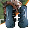 Horse Boots For Horses Front Feet Horse Leg Protectors Front Boots Breathable Front Leg Guard Shock-Absorbing Sport Boots Horse 2