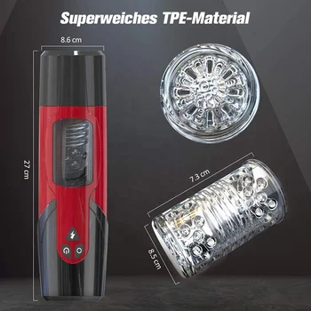 Automatic Telescopic Rotate Male Masturbation Cup Power Male Masturbation Blowjob Sex Machine Adult Goods Sexy Toys for Men 18+ 3