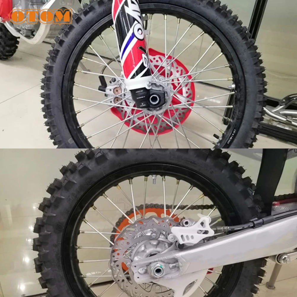 Motorcycle 21" Front 18" 19" Rear Wheel Standard Steel Wire Spokes Kit Nipple For Honda CRF 250R 450R 250X Motocross 36 Pcs