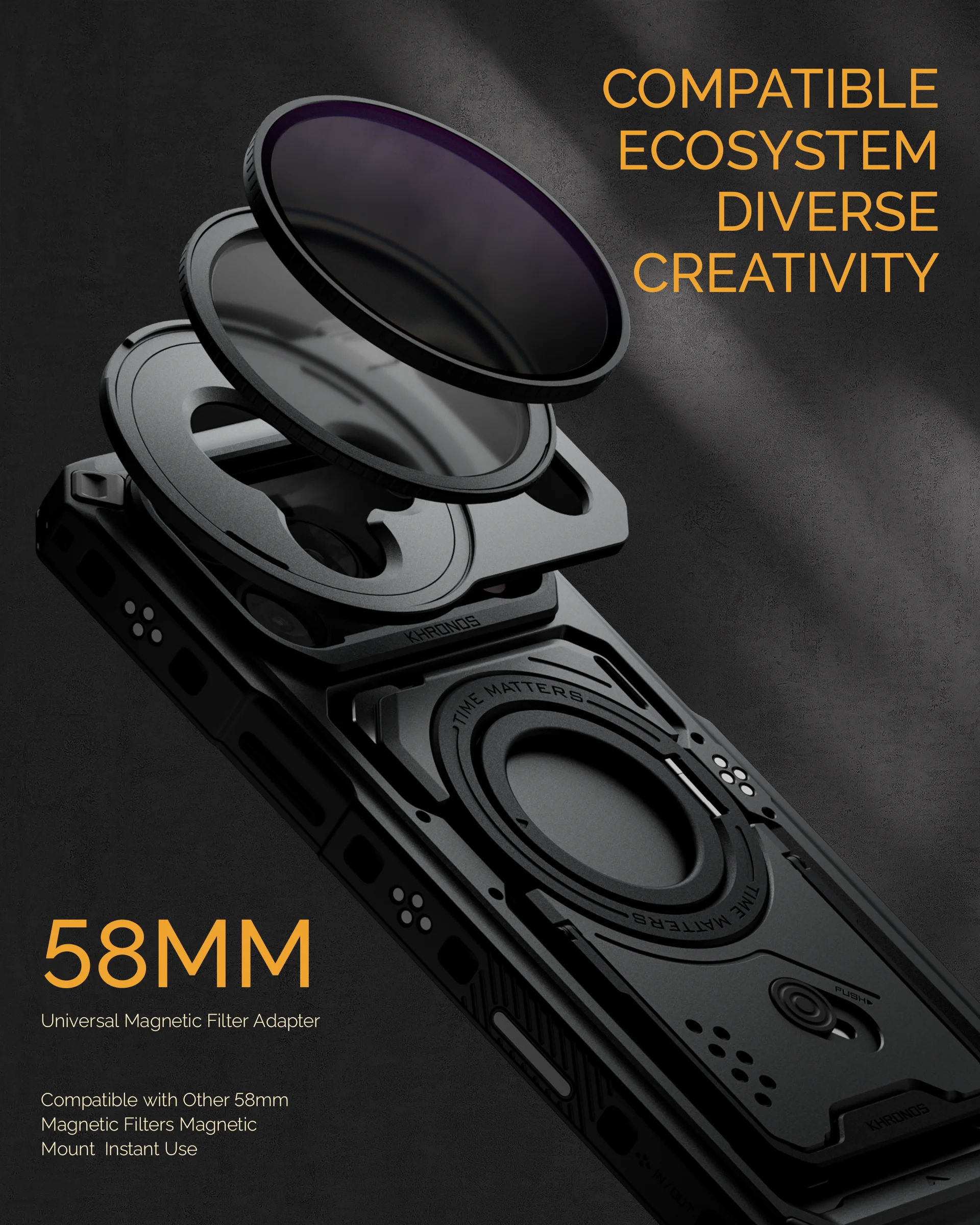 Mobile Phone Expansion Case Kit for iPhone 17 Pro/17 Pro Max with Magnetic Muti