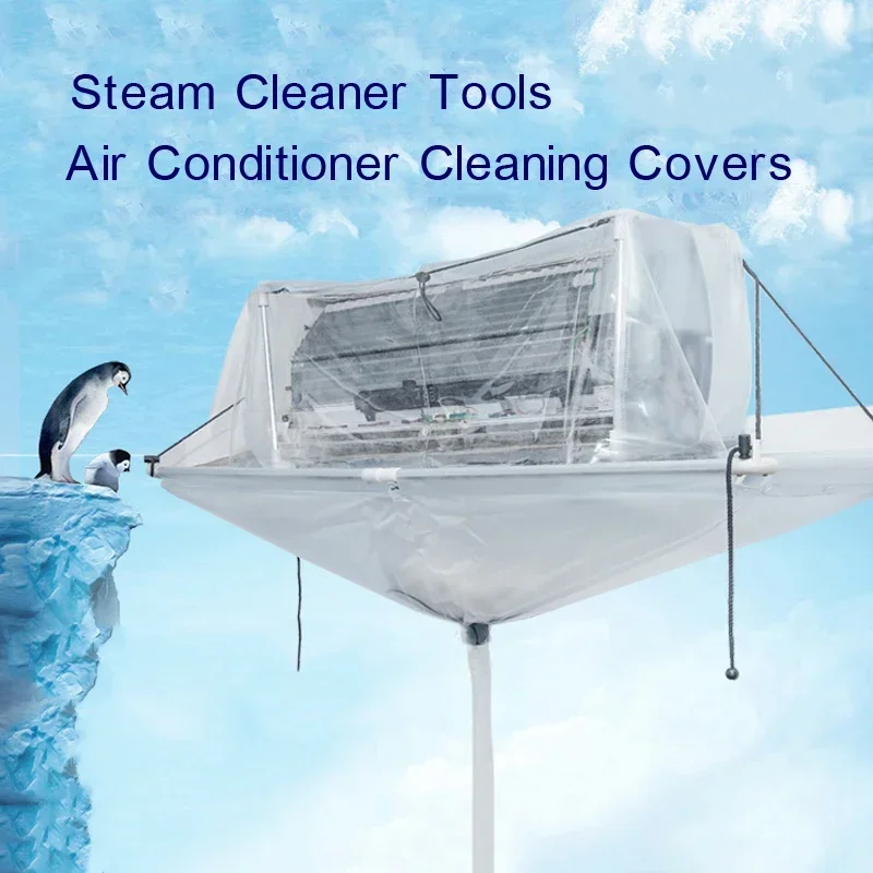 Air Conditioner Cleaning Cover Wall-mounted Air Conditioning Dust Clean Tool Professional Air Conditioning Cleaning Cover 2