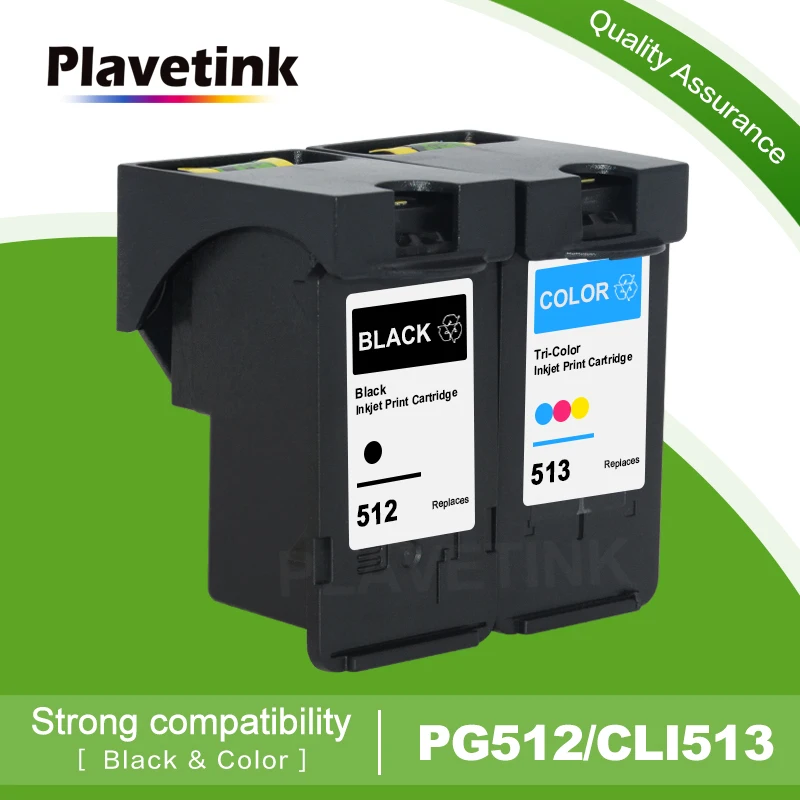 

Plavetink Compatible PG512 CL513 for Canon pg 512 cl 513 ink cartridge for pg-512 Pixma MP230 MP250 MP240 MP270 MP480 MX350