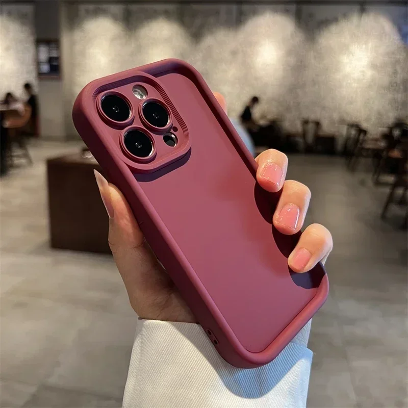 Premium Soft Liquid Silicone Shockproof Phone Case - Enhanced Protection and Style