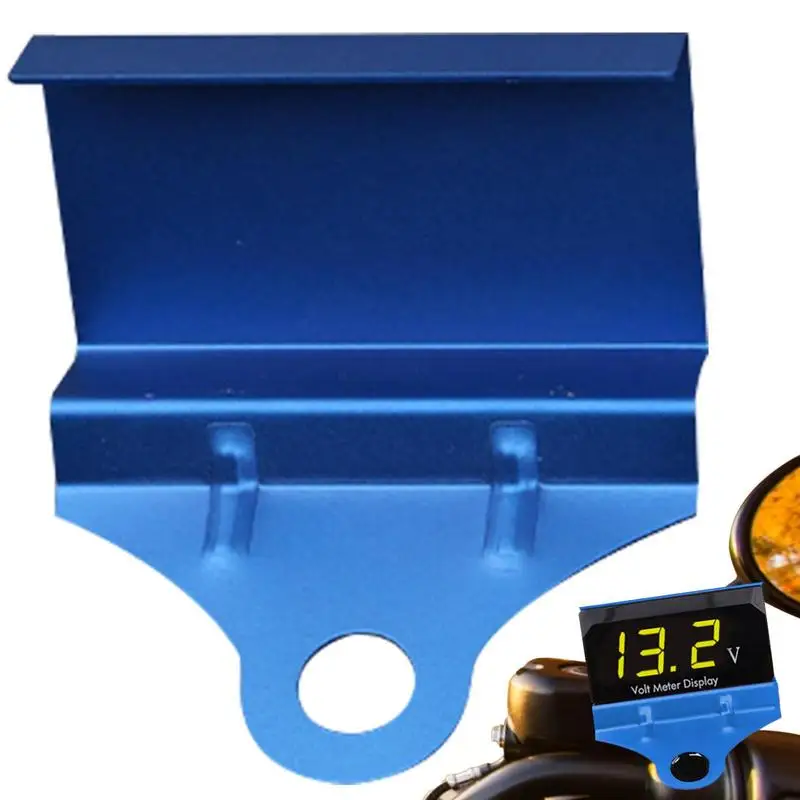 

Алюминиевый держатель для термометра и вольтметра для мотоцикла, универсальный кронштейн с креплением для измерения температуры воды, вольтметр