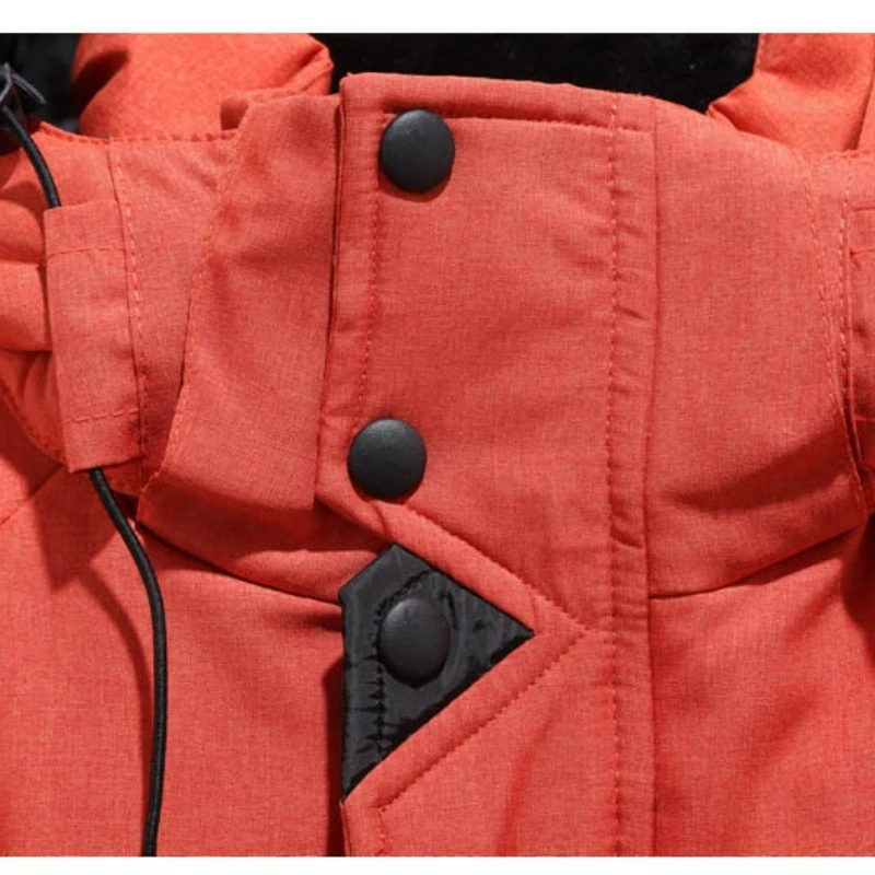 Male Winter Parkas High Quality Down Jacket Hooded Outdoor Thick Warm Men White Duck Down Jacket Padded Snow Coat Oversize M-4XL