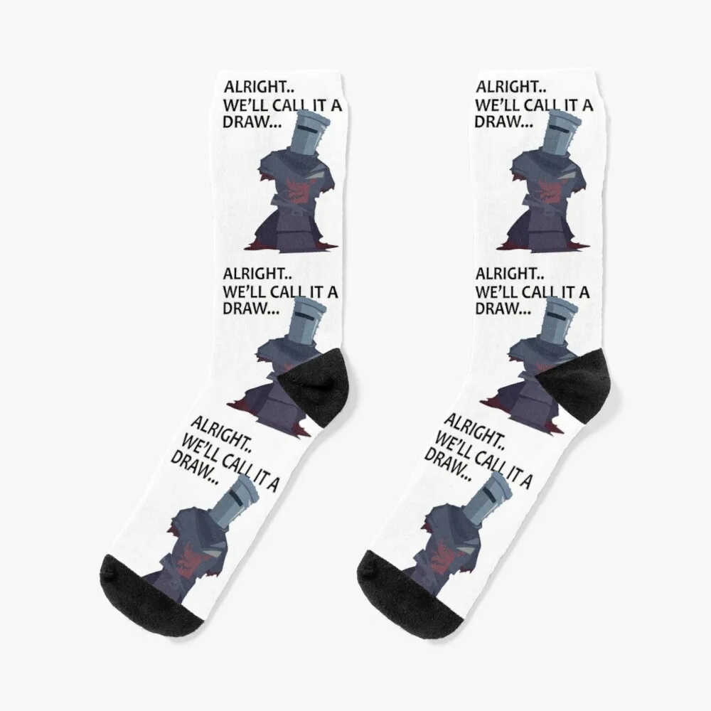 Monty Python Black Knight Call it a Draw Socks Happy Socks Women Women'S Compression Sock monty python socks funny socks man socks men cotton men socks