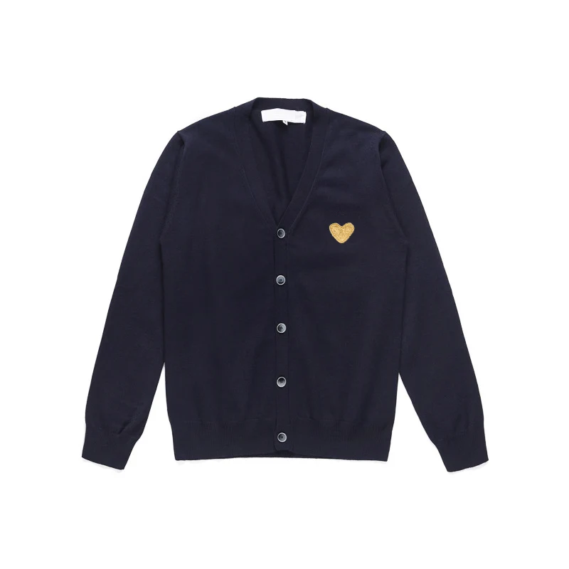 

Red Heart（Have Eyes）Couple Clothing Men's Winter Knit Cardigan Wool Sweater Coat Korean Sweatshirt Female Luxury Brand Jumpers