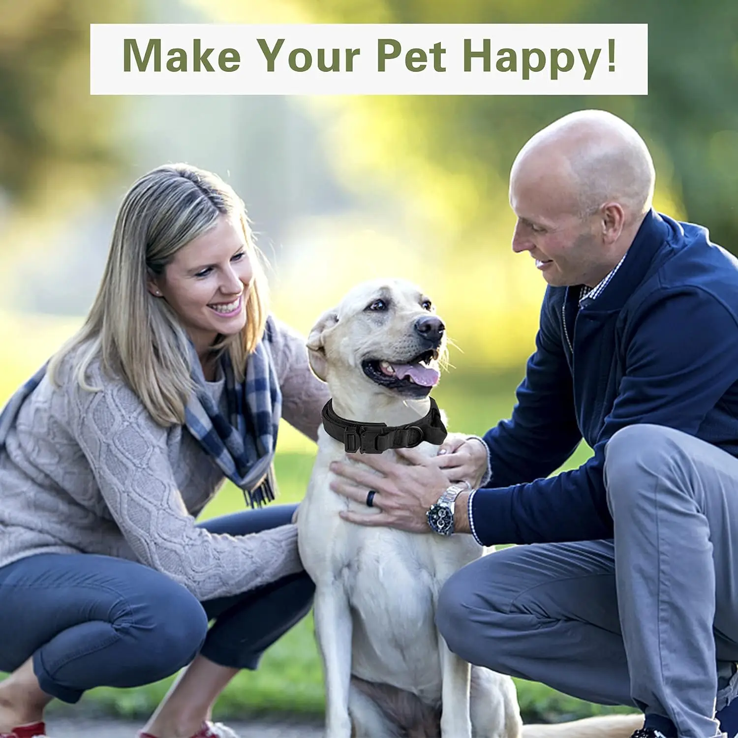 

Dog Collars Adjustable Training Dog Collar With Locking Buckle Comfortable Non-Slip Dog Walking Cord For Large/Medium Dogs