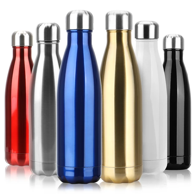 500ml/17oz Minimalist Natural Color Large Capacity Stainless Steel