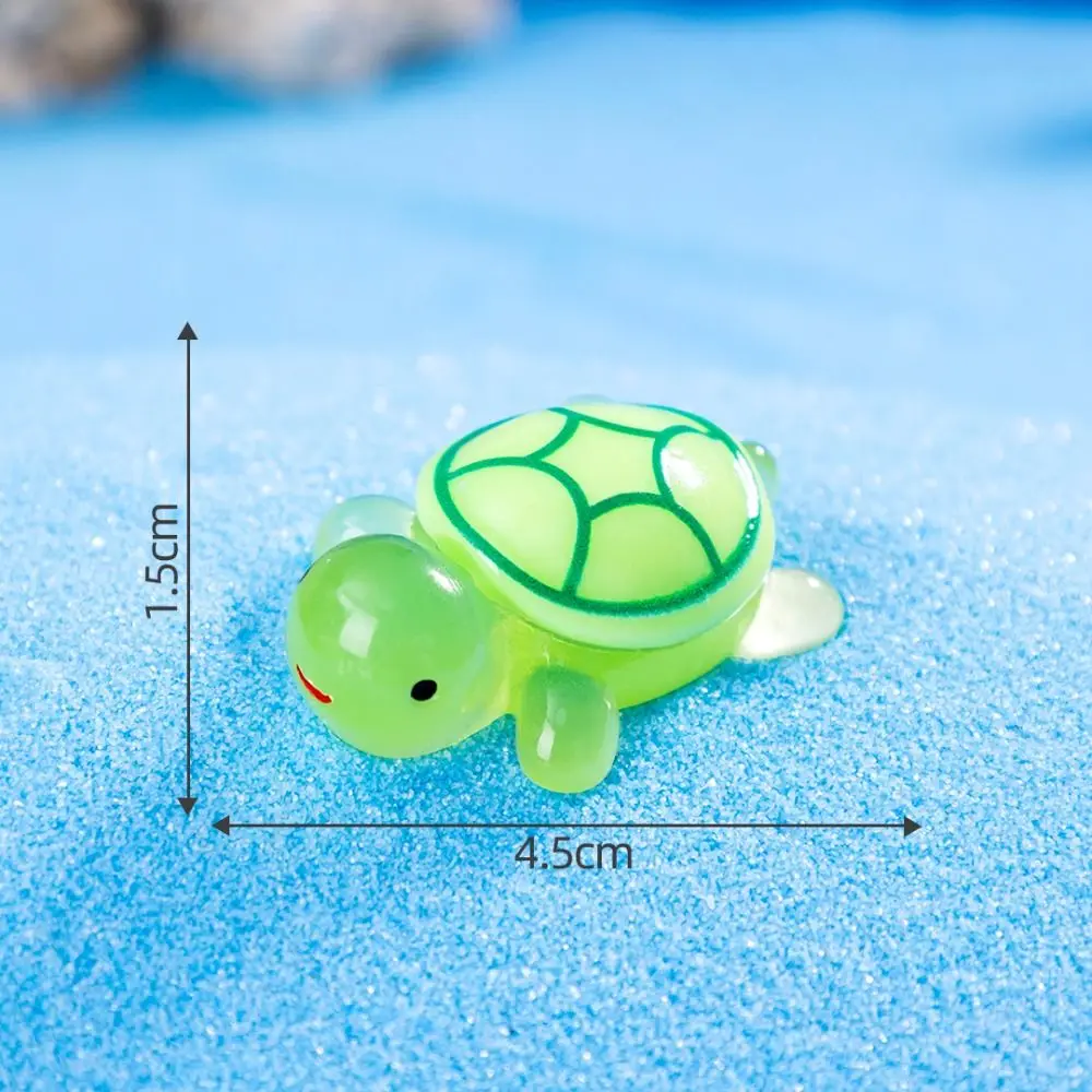 60 Mini Tartarughe Luminose In Resina – Si Illuminano Al Buio – 6 Colori – Per Giardino, Acquario E Decorazione