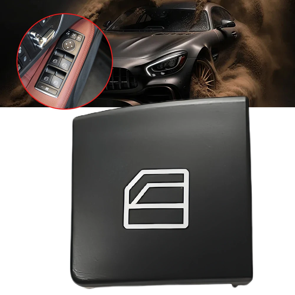 1-2pcs Car Window Lifting Button Car Glass Lift Power Control Button Window Master Switch Caps for Mercedes Benz C GLK E W204