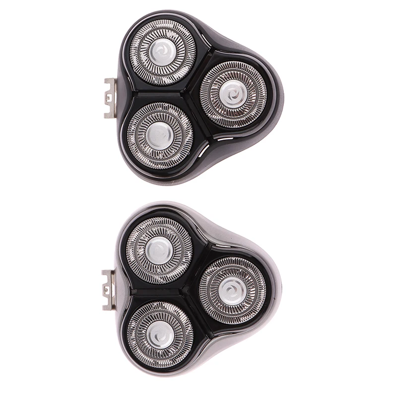 Premium Dual-Layer Steel Blade Shaver Head Replacement