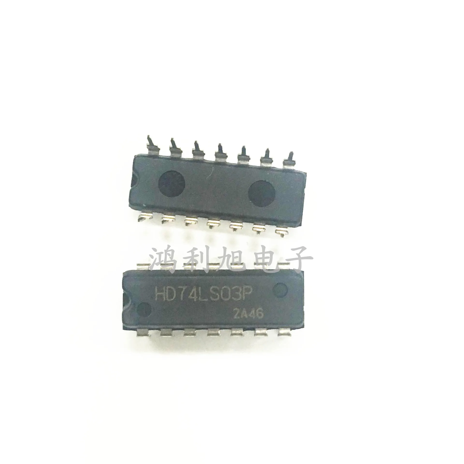 

10PCS/lot HD74LS03P HD74LS03 Logic Circuit, Quad 2-Input NAND, LS-TTL, 14 Pin, Plastic, DIP