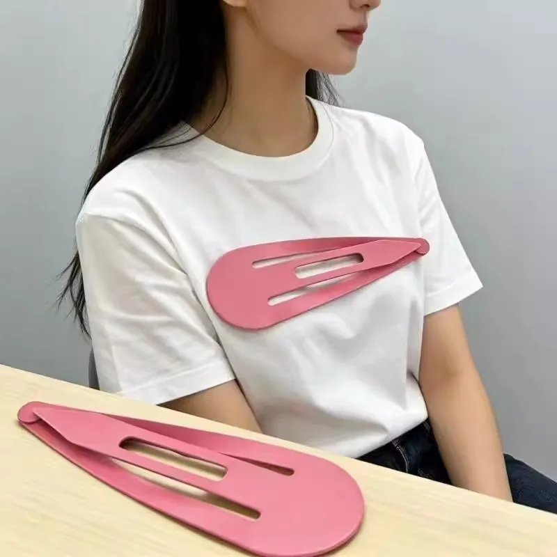 Oversized Teardrop Shaped Hair Clips INS Style Bangs Holding Clips Hairpin Stylish Practical Hair Bag Decor Gifts for Daily Life