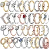 Hot selling 925 sterling silver classic dazzling crown round hearts ring exquisite women's light luxury charm ring jewelry gift