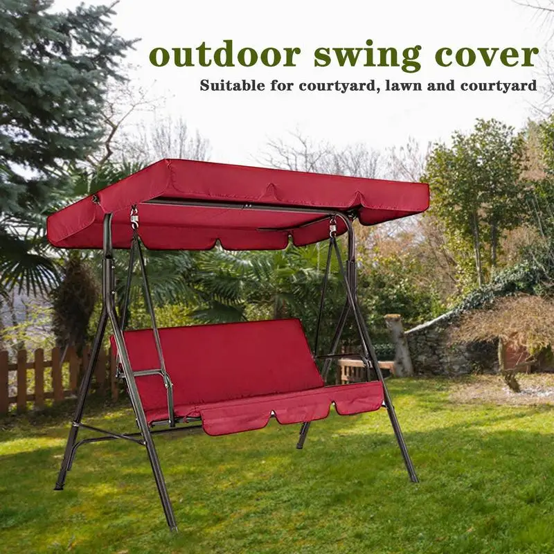 EasyToInstallSwingChairCanopyCourtyardRainproofOutdoorSwing