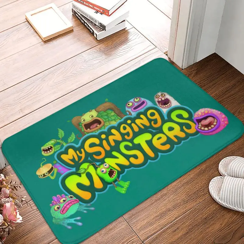 My Singing Monsters Front Floor Door Tappetino D'Ingresso Bagno Interno Cucina Zerbino Wc Tappeto Tappeto