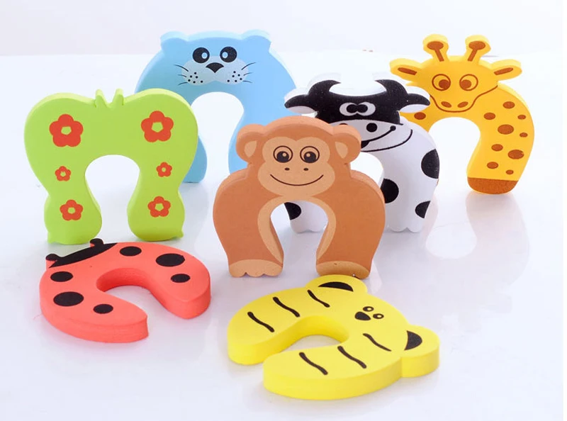 2/5pcs Baby Safety Door Stopper Anti-Pinch Hand