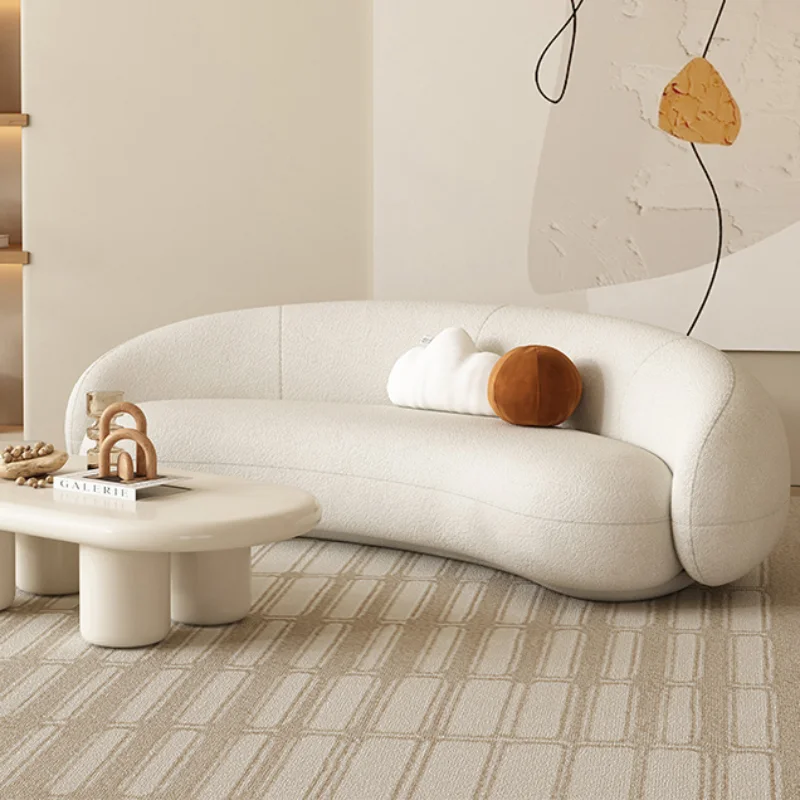 Designer Relaxing Living Room Bed Modern Italian White Luxury Reading