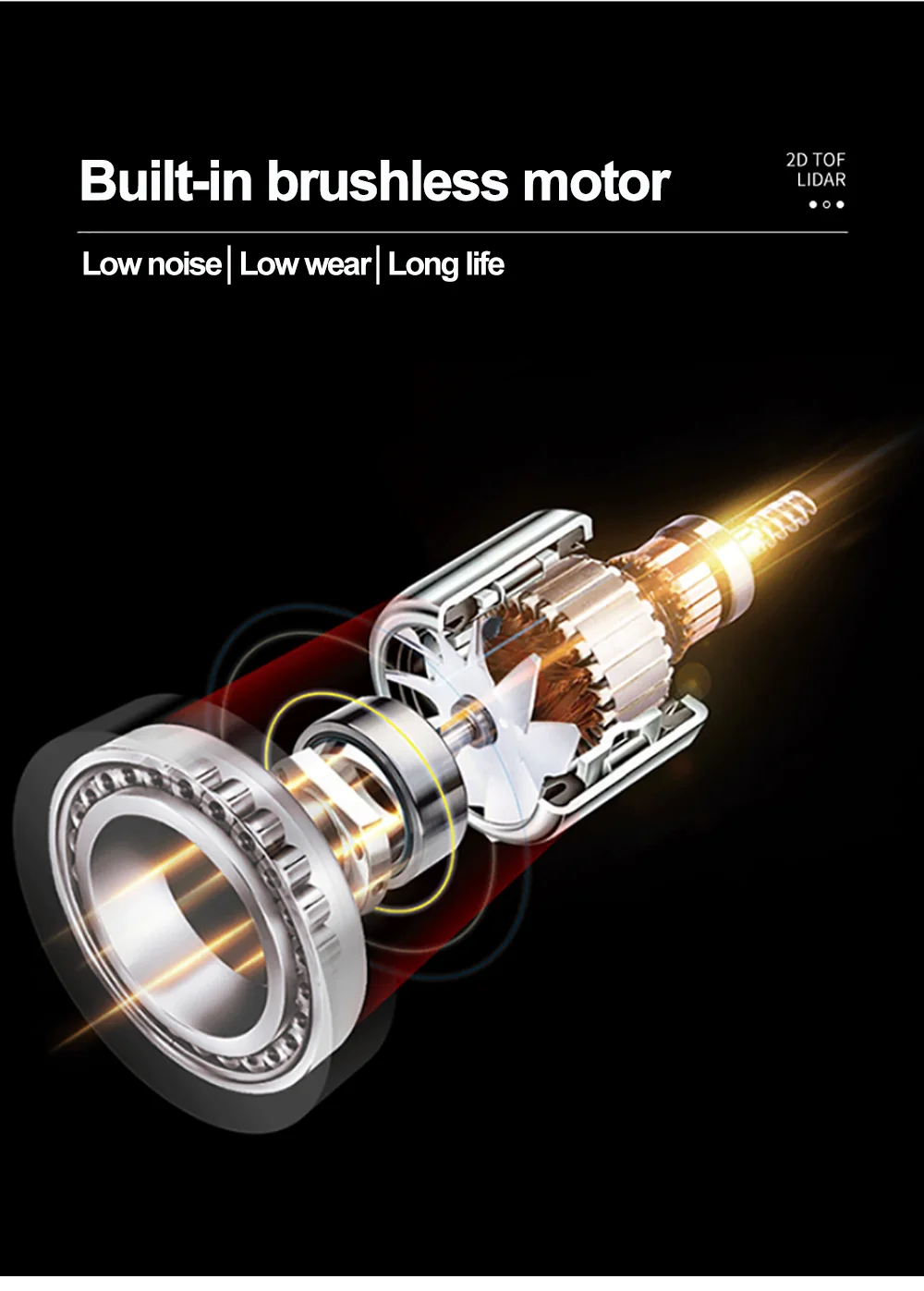 LakiBeam1 Industrial-grade Single-line LiDAR Module 25M Detection Distance Pulse