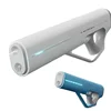 Big Super Automatic Water Gun Toy With LED Water Absorption Electric Soaker High Pressure Spray Blaster Pool Toys for Kids Adult 2