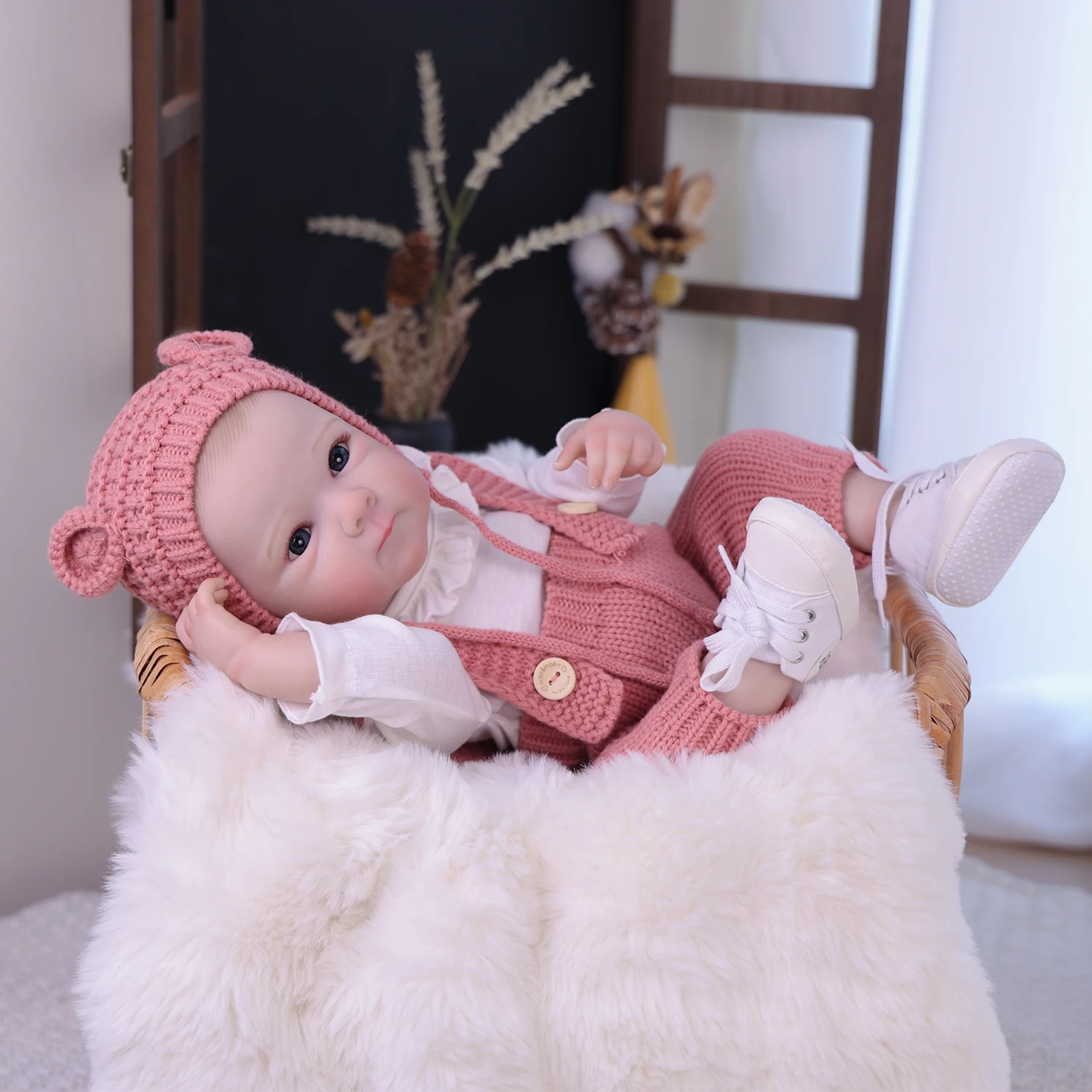 20 Inch Bebe Reborn Doll with Clothes Baby Doll Can Be Washed Soft Appease Education Newborn Baby Doll Christmas Gift - 6