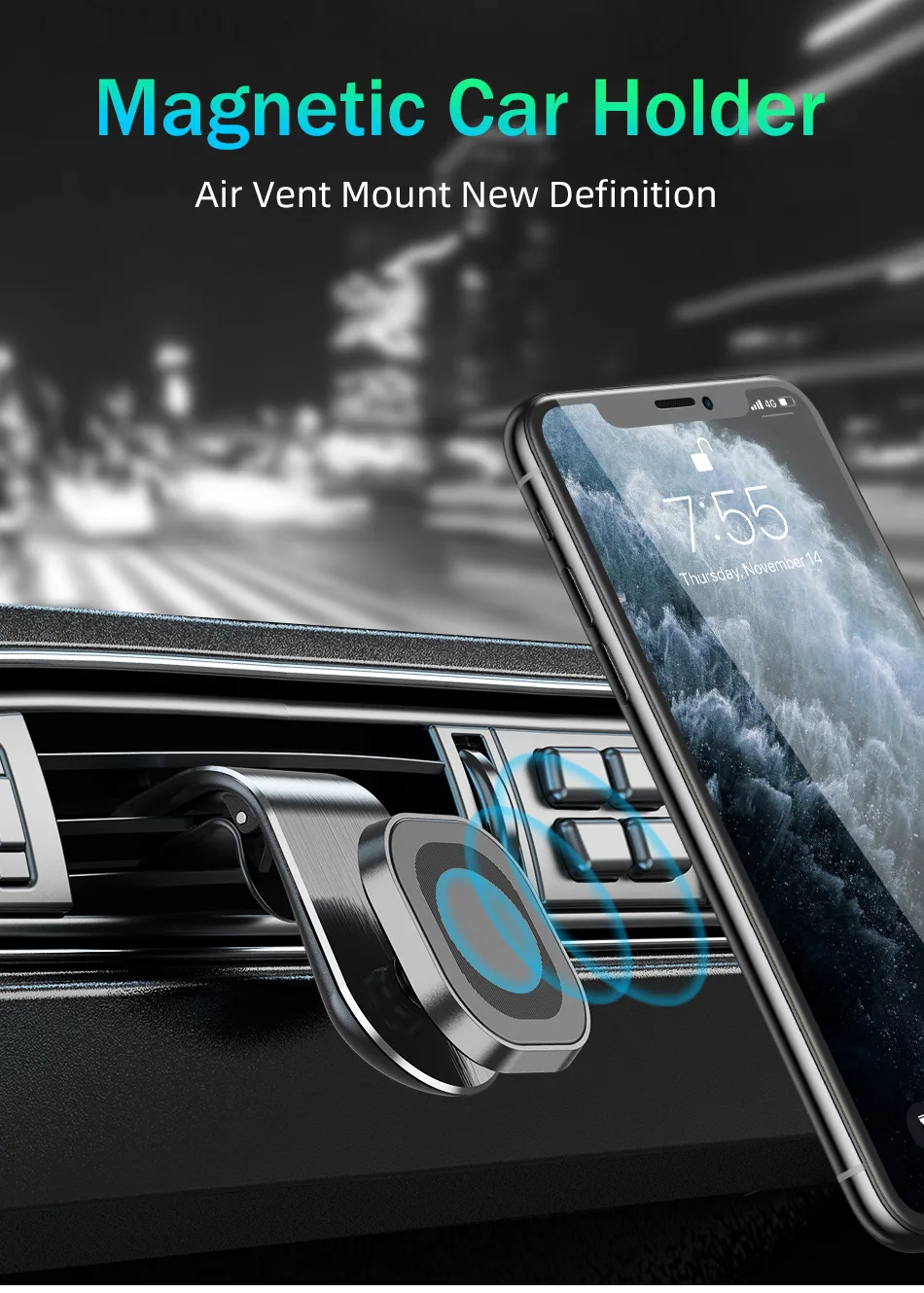 cell phone holder for car 2022 Gắn Nam Châm Giá Đỡ Điện Thoại Ô Tô Chống Điện Thoại Gắn Táp Lô Ô Tô Cửa Gió Ô Tô Cho iPhone xiaomi Samsung cell phone stand