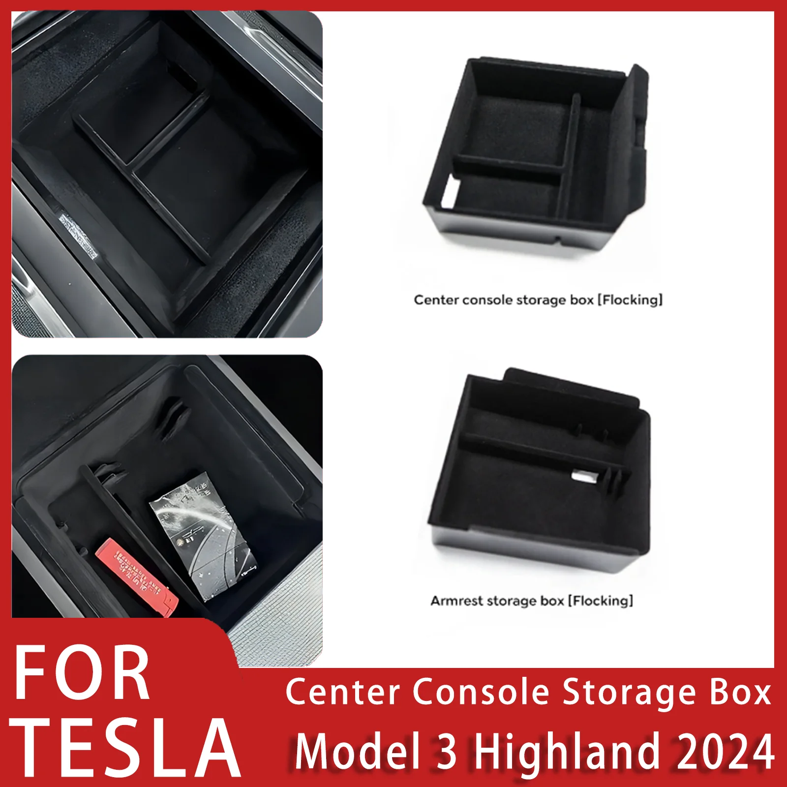 

Контейнер tesla для хранения tesla model 3 highland 2024, органайзер для подлокотника центральной консоли, модель 3 highland 2024, аксессуары