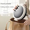 220V 1.2L Portable Electric Cooking Pot Folding Small Multi Functional Dormitory Electric Hot Pot Travel Split Electric Pot 1