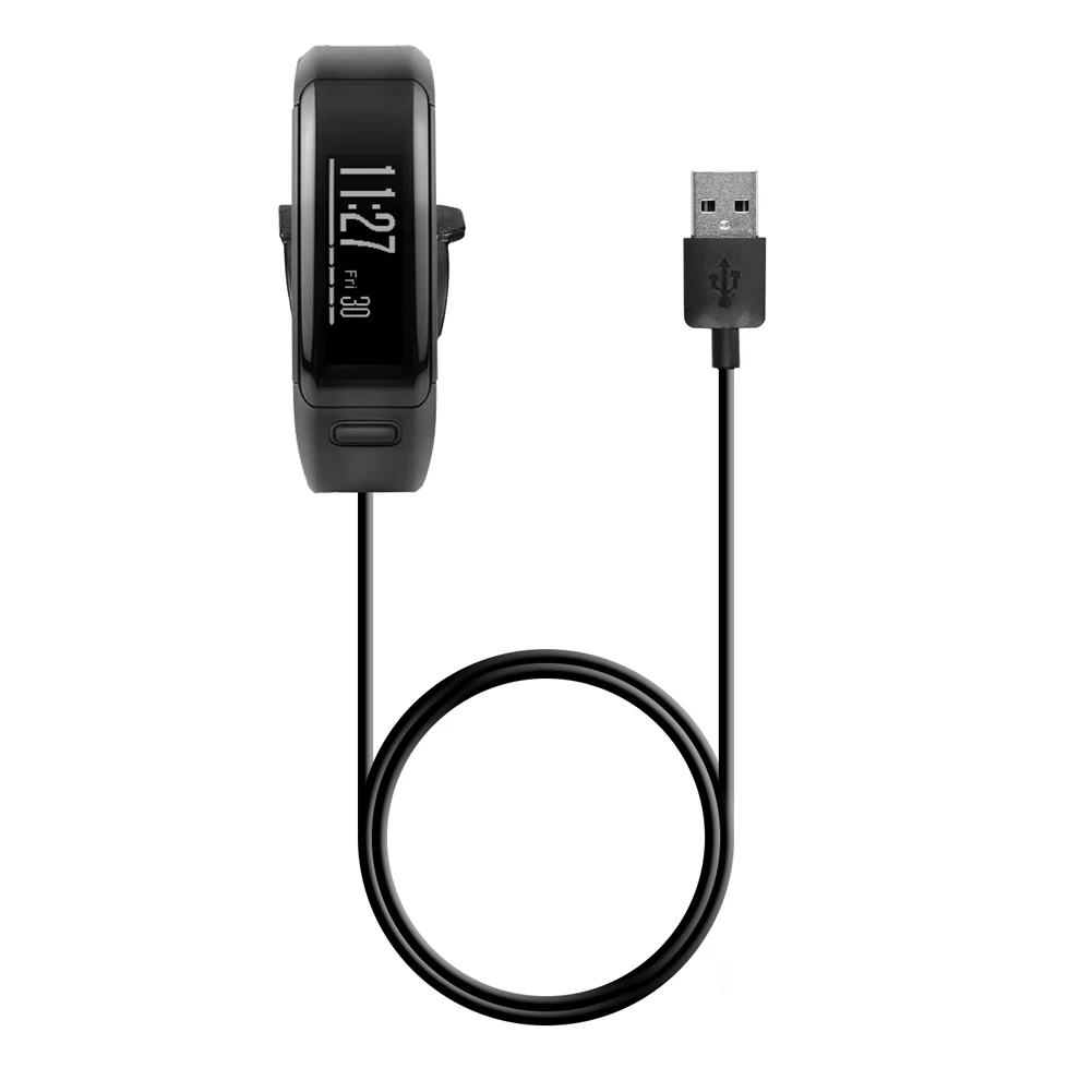 USB Charger Charging Cable Replacement Charging Cable Cord Dock Stand Fast Charger Stand Dock for Garmin Vivosmart HR