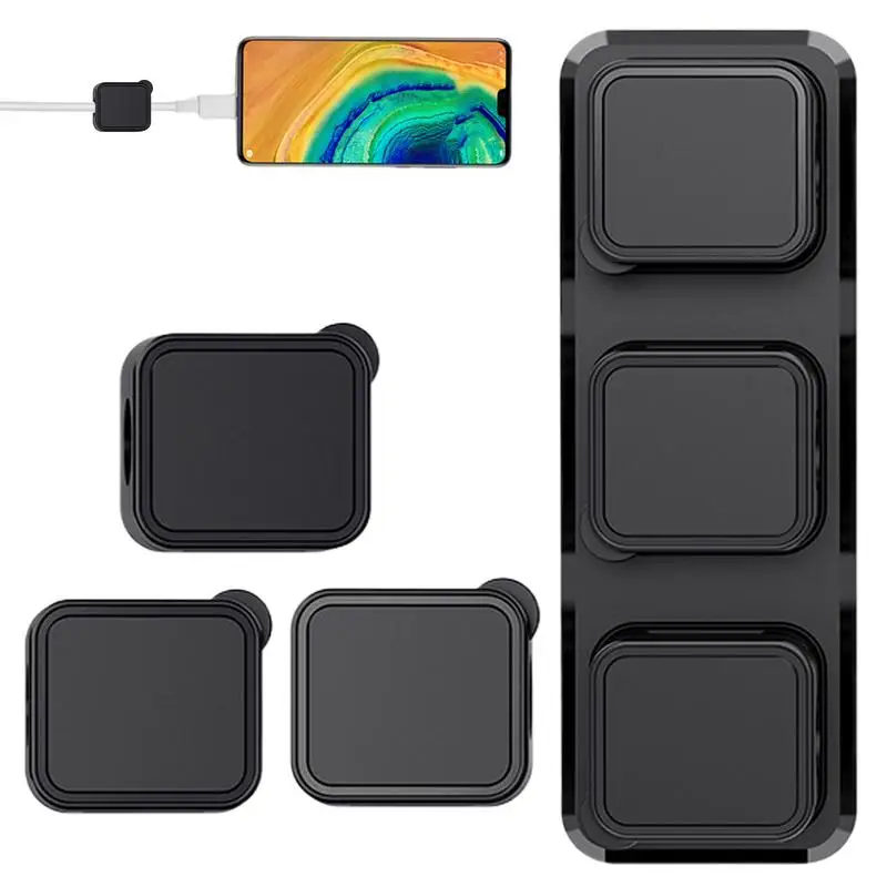 Magnetic Cable Clip Adhesive Desk Wire Management Organizer Adhesive Under Desk USB Cable Management for Car Home Desktop Wall