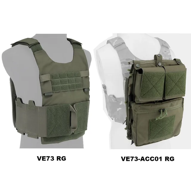 LV119 Tactical Vest Spiritus System Plate Carrier Vest Zip-on