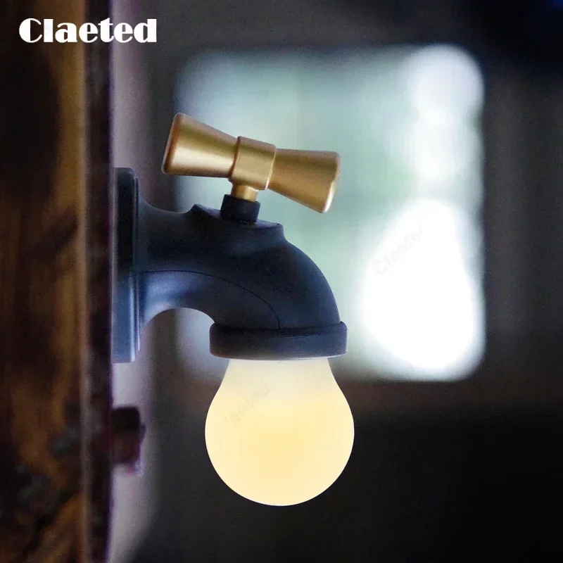 

Настенный мини-светильник с милым краном, креативная уличная и комнатная маленькая лампа с USB-зарядкой, для гостиной, спальни, лестницы, декоративная лампа