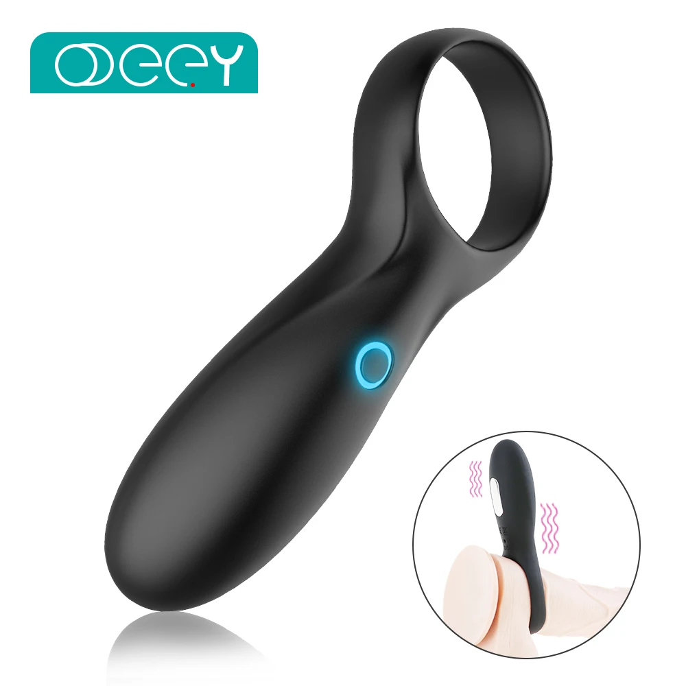 Vibrating Ring With Testicle Ring For Men Enhanced Performance_voghion.com