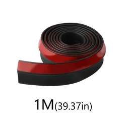 Universal Car Front Bumper Lip Spoiler Skirt Protector Trim Strip (1M)