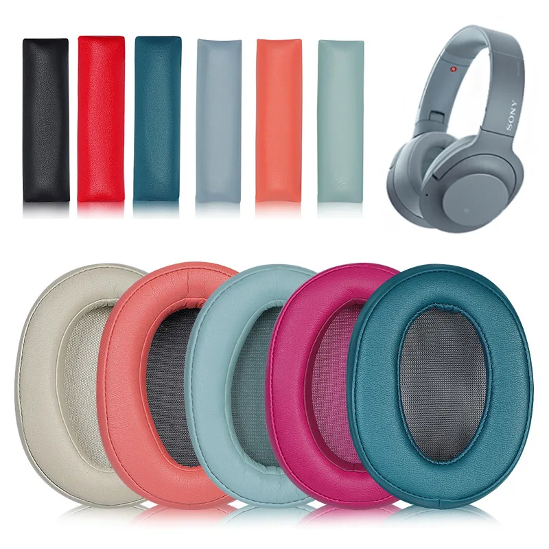 

Headphone HeadBeam Cover Earpads Earphone Cushion For Sony MDR-100ABN Headphone Soft Touch Protein Leather Foam Sponge Ear