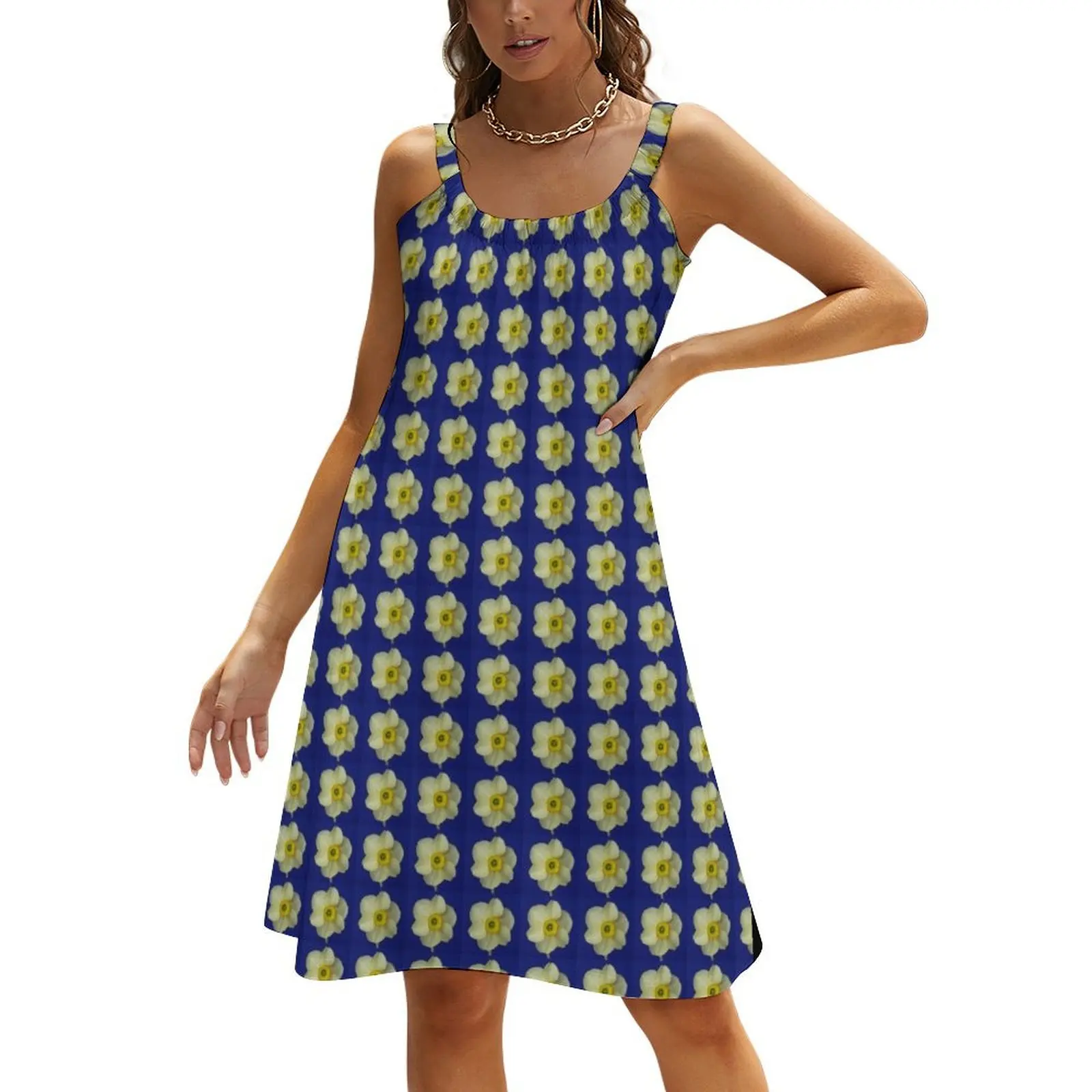 

Daffodil Dinkie on Blue Beach Sling Skirt cute dress dress women elegant luxury dress dresses